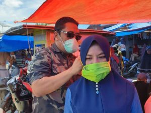 Masker Gratis Dari Pemkab Tapsel Untuk Masyarakat