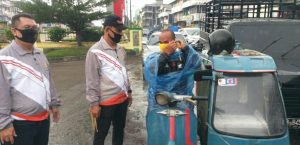 Gowes Hingga Bagi Masker Sambut HBA ke 60 Tahun