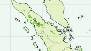 Ini Daftar Titik Panas di Sembilan Daerah Sumut