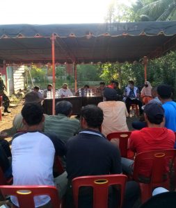 Saling “Ngotot” Pertemuan Gugus Tugas COVID-19 Sidimpuan dan Warga Silandit Tanpa Solusi