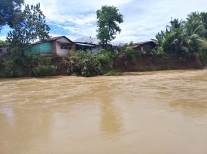 Sungai Batang Angkola Meluap, Hanyutkan Dek Penahan, Waspada Erosi