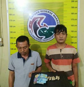 JN dan IT diamankan di Mapolres Padangsidimpuan