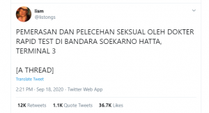 Wanita Cantik Akui Diperas dan Dilecehkan Saat Rapid di Bandara