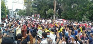 Massa AMPS Minta Kapolresta Pematangsiantar Tindak Pengganggu Keamanan Jelang Pilkada