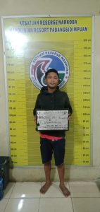 Tertidur Pulas, Kurir Narkoba Asal Kampung Tobat, Padangsidimpuan, Diringkus