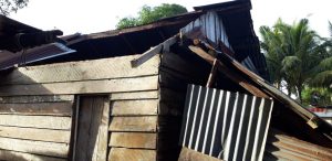 Puting Beliung Landa Desa Tabuyung, 6 Rumah Warga Rusak