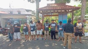 Ini Tampang 10 Orang Yang Diamankan Saat Penggerebekan di Melati Seberang, Sidimpuan