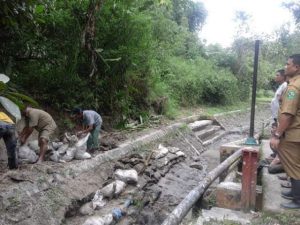 Curah Hujan Tinggi Hingga Sampah Yang Jadi Pemicu Kerusakan Jaringan Irigasi di Simalungun