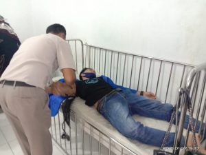 Demo ke Mapolres Madina, Satu Orang Mahasiswa Pingsan