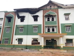 Pasca Kebakaran, Begini Kondisi Asrama Putra Mustofawiyah Purba Baru di Madina