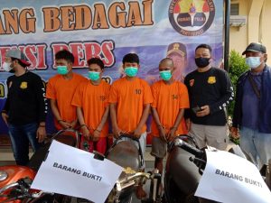 Tiga Komplotan Spesialis Curanmor Jamaah Masjid di Sergai Dibekuk Polisi