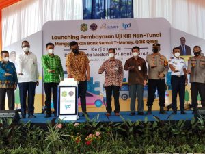 Wali Kota Medan Launching Sistem Pembayaran Uji KIR Non Tunai di Dishub Medan