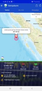 Gempa 7,2 Magnitudo di Nias Dirasakan Warga Sidimpuan