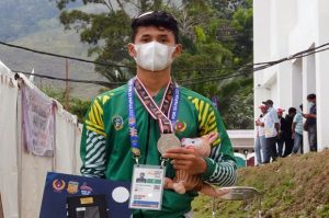 Bripda Khadafi Penyumbang Medali Pertama Kontingen Sumut di PON Papua 2020