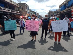 Tolak Penyekatan Jalan, Cipayung Demo Wali Kota Pematangsiantar