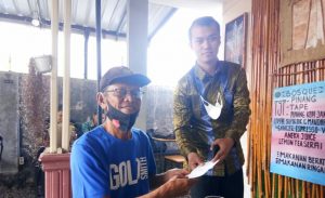 Mantap! Bupati Tapsel Bantu Wartawan Korban Kebakaran di Padangsidimpuan