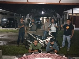 Polres Padangsidimpuan Tangkap 2 Orang Pelaku Curanmor di Lokasi Berbeda, 1 Unit Sepedamotor Disita