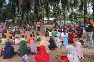 Anak-anak Korban Banjir Padang Lawas, Dihibur