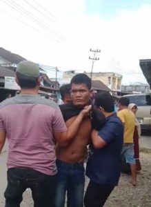 Pencuri Sepedamotor di Pasar Sibuhuan, Padang Lawas, Ditangkap Massa