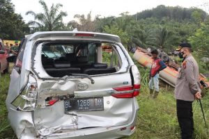Ini Penyebab Kecelakaan Beruntun di Nabundong, Padanglawas Utara