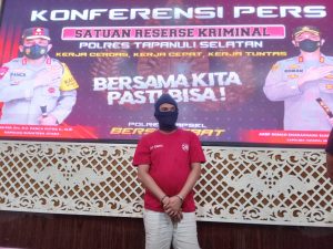 Sok Jago Pakai Senjata Api, Pria Kampungan asal Batangtoru, Tapsel,Ditangkaplah