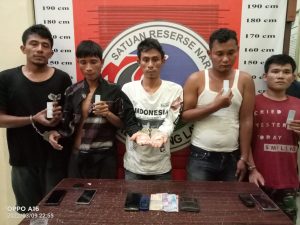 Diduga Pakai Narkoba, Lima Orang Pemuda Ditangkap Polisi di Padang Lawas