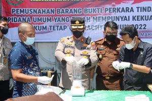 Wow! Barang Bukti Sabu-Sabu Diblender di Tapsel