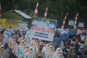 Ribuan Kafilah dan Masyarakat Ikuti Pawai Ta’aruf MTQN ke-54 Tapanuli Selatan