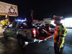 Mio Kontra Yamaha R15, 2 Orang Pengendara Sepeda Motor di Padangsidimpuan Terkapar