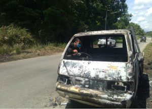 Polisi Cari Pemilik Mobil yang Terbakar di Jalan By Pass Padangsidimpuan