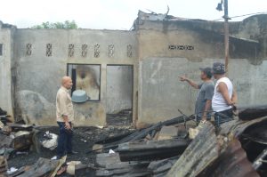 Korban Kebakaran di Padangsidimpuan: Terima Kasih Gerindra Sudah Datang Melihat Kami