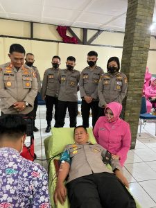 Gelar Aksi Kemanusiaan, Setukpa Lemdiklat Polri Kumpulkan 685 Kantong Darah