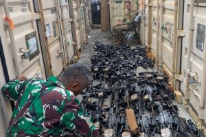 Tak Punya Izin, 1 Kontainer Senjata Api Disita