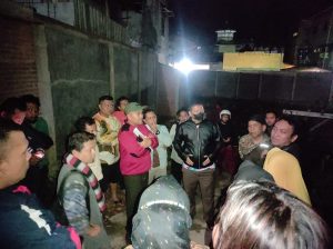 Malam-malam, Kapolres Padangsidimpuan dan Rusydi Nasution Kunjungi Warga Kampung Bukit