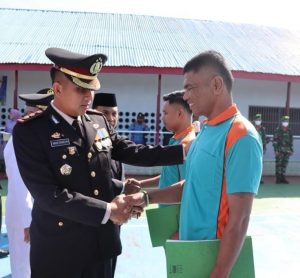 Hadiri Pemberian Remisi Warga Binaan di Gunung Tua, ini Pesan Kapolres Tapsel