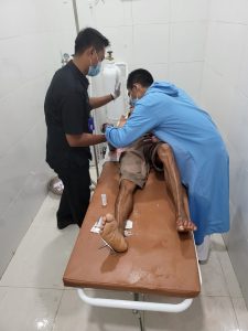 Gegara Pinggan Pasuh, Bapak dan Putrinya Dibacok Pisau Babat Rumput