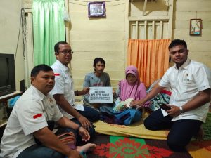 BPD HIPMI Sumut Salurkan Bantuan ke Anak Usus Keluar di Padangsidimpuan