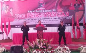 Hadiri Rapat Kerja di Sidimpuan, Rapidin Simbolon : Jangan Lupa Diri, Tanyakan Apa Keluhan Masyarakat