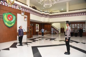Pj Sekda Tapsel Apresiasi Seluruh Personel Gabungan Pengamanan Pilkades Serentak