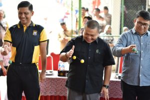 Unik! Bupati, Kapolres dan Kajari Tapsel Kompak Main Latto-latto