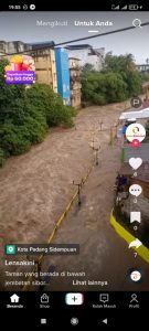 Terungkap dari Video Tik Tok Lensakini, Bangunan Taman Bernilai Rp2 Miliar Lebih di Sidimpuan  Tenggelam