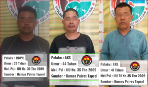 Tiga Pengedar Asal Paluta Ditangkap, Polisi Sita Sabu dan Uang Belasan Juta Rupiah