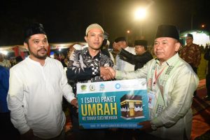 Berkah MTQ Ke-55 Tapsel, PT NSHE Berangkatkan Hamdan Daulat Umroh