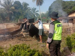 Padahal Mau Puasa, Rumah Security PTPN 3 Batangtoru, Tapsel Terbakar