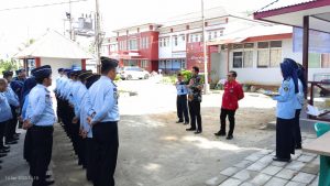 Kunker di Lapas Sidimpuan, Japaham Sinaga Sambut Kakanwil Kemenkumham Sumut