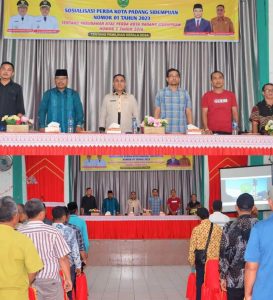 Kadis PMD Sidimpuan Sosialisasikan Perda Terbaru Tentang Pemilihan Kepala Desa