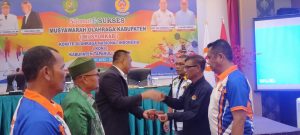Resmi! Haris Yani Tambunan Nahkodai KONI Tapsel Periode 2023-2027