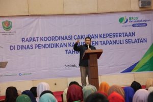 Program BPJamsostek Beri Keuntungan Bagi Tenaga Pendidik Non PNS di Tapsel