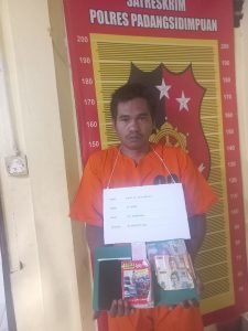 Juru Tulis Togel Dibekuk Polisi di Angkola Julu Sidimpuan, Ini Identitasnya