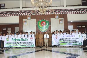 Bupati Tapsel Berangkatkan 33 Peserta CPMI Korea Selatan